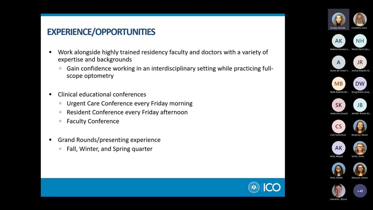 Ocular Disease and Primary Care Residency